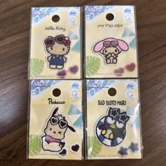 サンリオ　ワッペン　日焼けキティ　日焼け4点セット