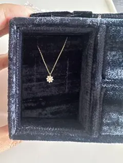 Take up お花K18ダイヤモンドネックレス　人気