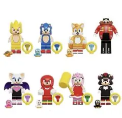 ソニック ミニフィグ 人形8点セット