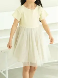 ペアマノン　チュールスカート イエロー　ワンピース 150cm 美品のサムネイル