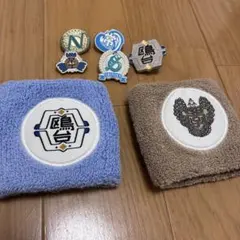 リストバンドとピンバッジセット　ハイキュー