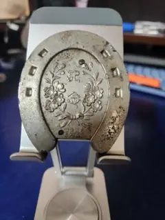 希少品 戦前満洲事変記念置物　蹄銖形置物　アンティーク
