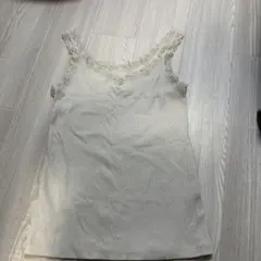 AZUL BY MOUSSY リブタンクトップ レース M/Lのサムネイル