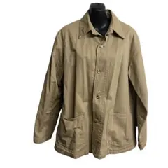 スタンドカラー ブルゾン ベージュ 内側裏地チェック柄 お洒落