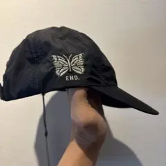 END. x Needles ベースボールキャップ ブラックのサムネイル