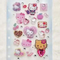 【正規品】おすそ分け　シールセット　コギャル　キティ　日焼け　レオパード