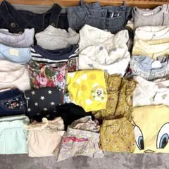 【超豪華！25点セット】女の子 80-90cm まとめ売り 春服・夏服・秋服