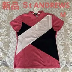 新品Ｓt ANDREWS セントアンドリュース　レディース　半袖ポロシャツ　Mのサムネイル