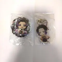 胡蝶しのぶ バッジ アクリルキーホルダー セット