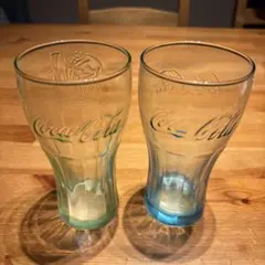コカコーラ グラス FIFA サッカー 2個セット