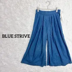 BLUE STRIVE/タグ付き未使用品　ガウチョパンツ　ワイド　M デニム