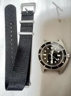 並行輸入品 ビンテージダイバー時計稼働wd1972ミリタリーWatchdives