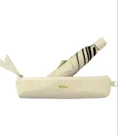 【新品】 完全遮光 オールウェザーパラソル ベージュ 折りたたみ日傘 Wpc.