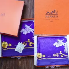 【新品未使用】HERMESスカーフ／カレ90（四方） シルク100% ケース付き