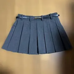 ZARA ベルト付きプリーツスコート