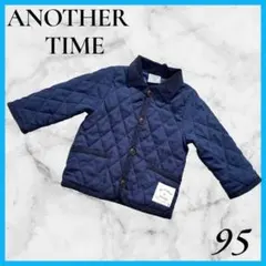 ANOTHER TIME ネイビー キルティングジャケット 95 上着 中綿