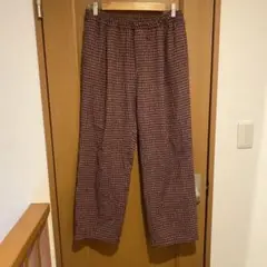 ベイクルーズ　ツイード ワイドスラックス
