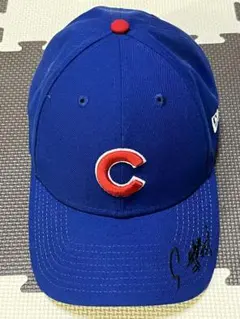 NEWERA カブス鈴木誠也サイン入りキャップ