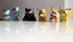 【期間限定値下げ中】ポケモンフィギュア　ザルード　ポッチャマ　リオル　ピカチュウ