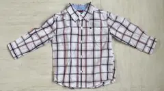 TOMMY HILFIGER チェック柄長袖シャツ 24M