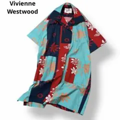 Vivienne Westwood オーブ柄 花柄 ワンピース - メルカリ