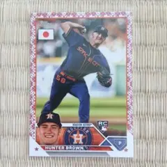 HUNTER BROWN 2023topps Japan edition 桜