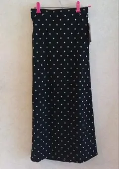 新品 Lutique ブラックドット　 ロングスカート　sizeМ完売品