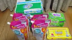介護関連まとめ売り　おむつ・ぬれタオル・消臭剤　安心Wフィット Mサイズのサムネイル
