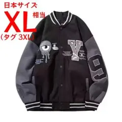 XL メンズ レディース アウター キャラクタープリント スタジャン ブルゾン