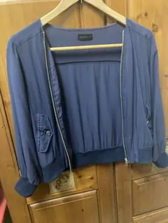 ネイビー ブルゾン