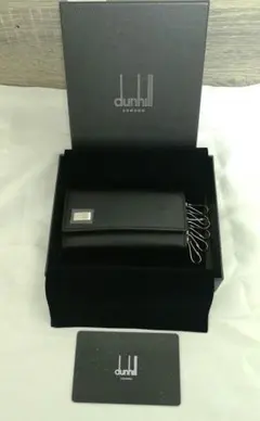 『新品』dunhill ブラック レザー キーケースのサムネイル