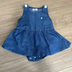 POLO baby デニム ノースリーブ ワンピース