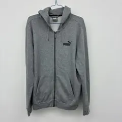PUMA メンズ　ジップアップパーカー　グレー　　Ｌサイズ ホ5