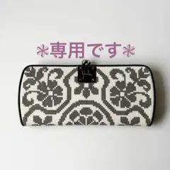 sybilla シビラ がま口 長財布 フガール 花柄 レザー