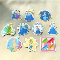 シンデレラ　ステッカー 10枚セット ディズニー プリンセス