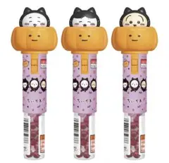 【新品】ハロウィン ちいかわ かぼちゃスティック 3個 コンプリート♪ お菓子