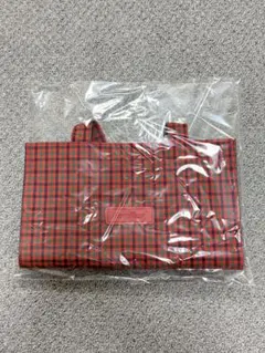 familiar ファミリア チェック トートバッグ 赤　新品未使用