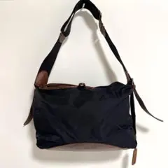 Felisi フェリージ ナイロン×レザー ショルダーバッグ ブラックのサムネイル
