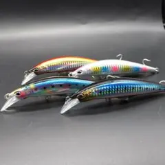 青物ルアー セット ヘビーミノー シーバス ヒラメ 4本入 120mm 45gのサムネイル
