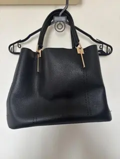 D.KELLY ブラックトートバッグ