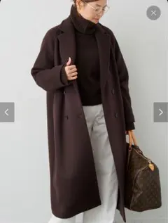 ドゥーズィエムクラス　ロングダブルコート