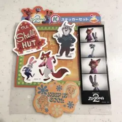 ズートピア ステッカーセット　1番くじ