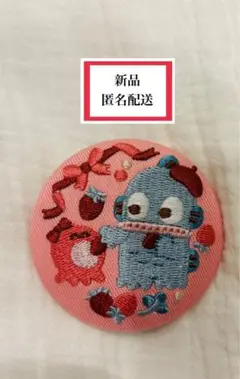 【新品】 サンリオキャラクターズ　刺繍缶バッジ　ハンギョドン