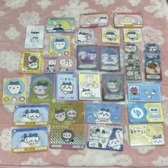 ちいかわ　ハチワレ　カード ステッカー 28点セット