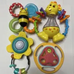 赤ちゃん歯固めラトルガラガラ４点セット