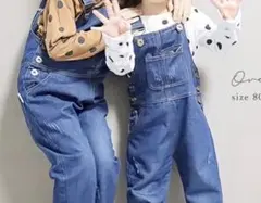 子ども服　デニムサロペット　120センチ
