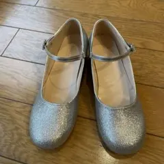 アリサナ　シルバー フォーマルシューズ 24.0cm
