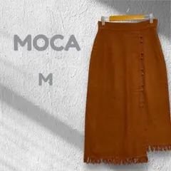 セレクトモカ MOCA ロングスカート タイト フリンジ アシンメトリー Mのサムネイル