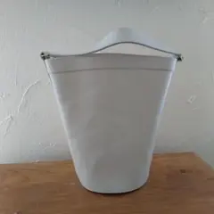 【ノートエシロンス 牛革 ワンハンドルバッグ グレー】美品