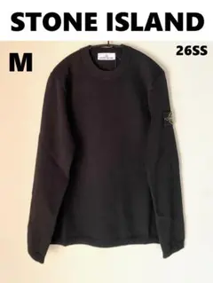 26SS【新品】STONE ISLAND ロゴ コットン ニット セーターMのサムネイル
